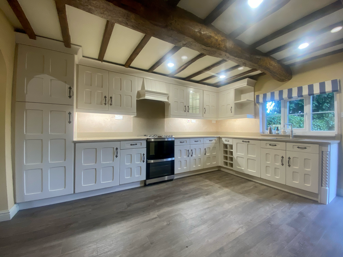 Refinished Kitchen Benjamin Moore Pale Oak